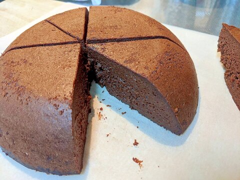 炊飯器で簡単♪ビターチョコレートケーキ